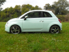 Fiat 500 lattementa grün