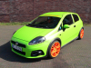 Fiat Grande Punto Abarth grün