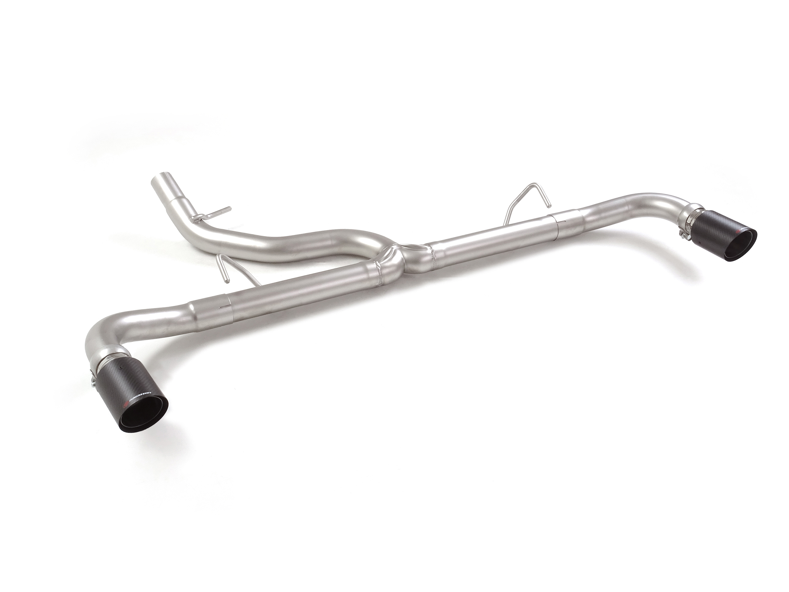 Ragazzon Duplex-Endrohrsystem Gruppe N 1x 90mm rund Carbon Shot
